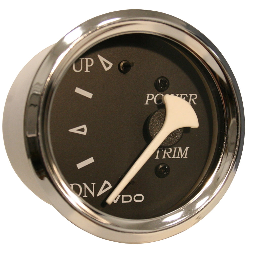VDO Allentare Black Trim Gauge For Use w/Evinrude/Johnson Engines