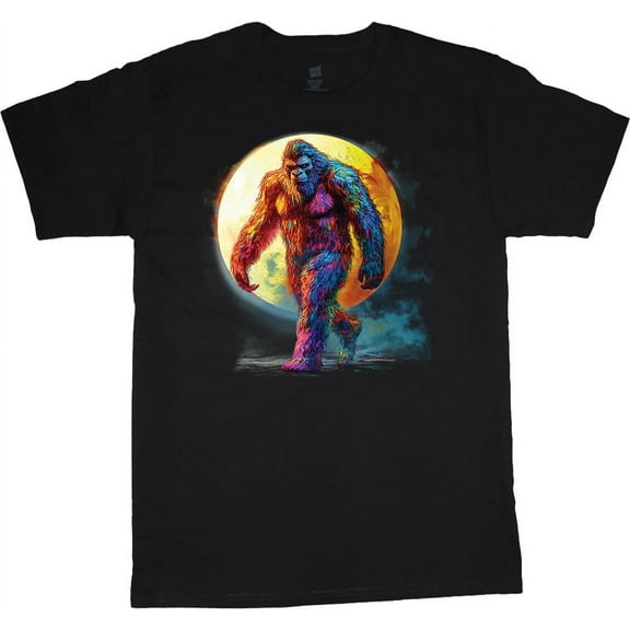 American Bigfoot Sasquatch T-shirt Mens Graphic Tees Short Sleeve Tee Shirt
