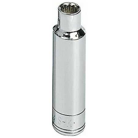 UPC: 0025141408126 | Sk Professional Tools Socket  Steel  Chrome  3/8 in 40812