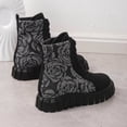 thumbnail image 4 of Home Soft Soled Moon Shoes Plush Slippers, 4 of 9