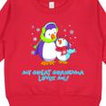 thumbnail image 3 of Inktastic My Great Grandma Loves Me Cute Penguins Toddler Sweatshirt, 3 of 4