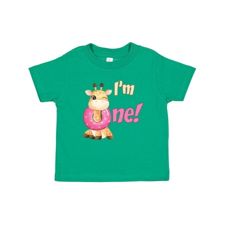

Inktastic I m One Giraffe Gift Baby Boy or Baby Girl T-Shirt