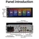 thumbnail image 3 of 1 Din 6.86 Inch Car Radio Wireless CarPlay Android Auto Multimedia Player Universal MP5 Player Mirror Link IPS Screen B, 3 of 5