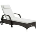 thumbnail image 4 of Outdoor Plastic Rattan Sun Bathing Chair, 4 of 10