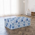 thumbnail image 3 of Oriental Foldable Mattress, Middle Eastern Like Design, 78.7" x 47.2", Blue Indigo, by Ambesonne, 3 of 6