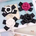 thumbnail image 5 of Toystoory Regalo Elegante Y Elegante Colgante Camelia Flor Broche Pin Versátil Perla Colgante Camelia Artesanía, 5 of 5