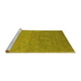 thumbnail image 2 of Ahgly Company Machine Washable Indoor Rectangle Oriental Yellow Industrial Area Rugs, 6' x 9', 2 of 4