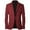 Red, variant on sususu Men Blazer Jacket Casual,Men Suits Slim Fit,Winter Business Casual Gentleman Plaid Lightweight Suit Jacket Top for and Leisure Wear