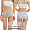 thumbnail image 4 of Culottes Menstruelles 5 Pcs pour Femmes, Anti-Fuites, en Coton, Culottes pour Dames, 4 of 5