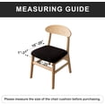 thumbnail image 3 of Genina Waterproof Seat Covers for Dining Room Chairs seat Covers Kitchen Chair Covers slipcovers (Beige, 4 Pcs), 3 of 7