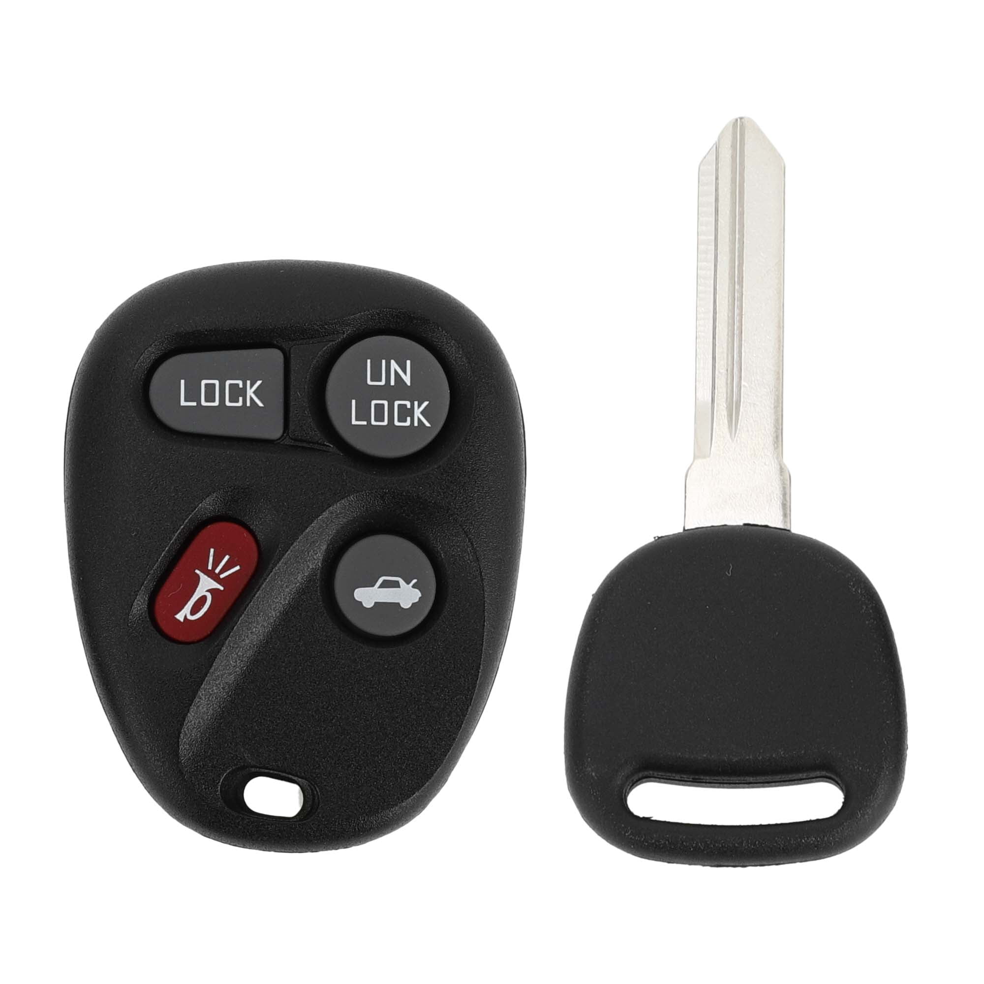 Coque De Clé Vide Pour Télécommande GMC Chevrolet – 4 Boutons – Remplacement Coque De Voiture