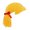 Yellow, variant on Cosy Polyester Knit Toupee Hat for Children Baby Hairpiece for Boys Girls Comfortable Cosplay Headwear for Photography