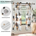 thumbnail image 5 of Cartoon Happy Dachshund Dogs Blackout Curtains Thermal Insulation 63 inch Grommet for Bedroom Living Room Bathroom Kitchen Windows 2 Pack, 5 of 6