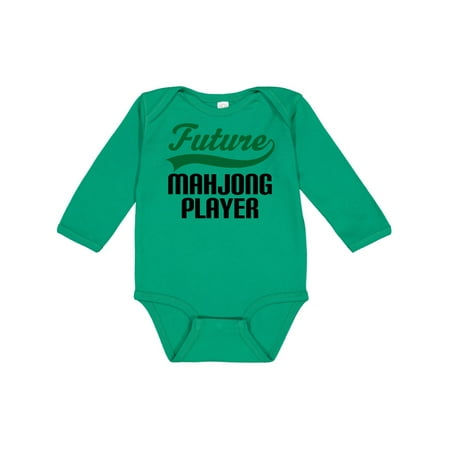 

Inktastic Future Mahjong Player Gift Baby Boy Long Sleeve Bodysuit