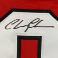 thumbnail image 3 of Autographed/Signed Chevy Chase Clark Griswold Christmas Vacation Movie Chicago Red Hockey Jersey Beckett BAS COA, 3 of 4