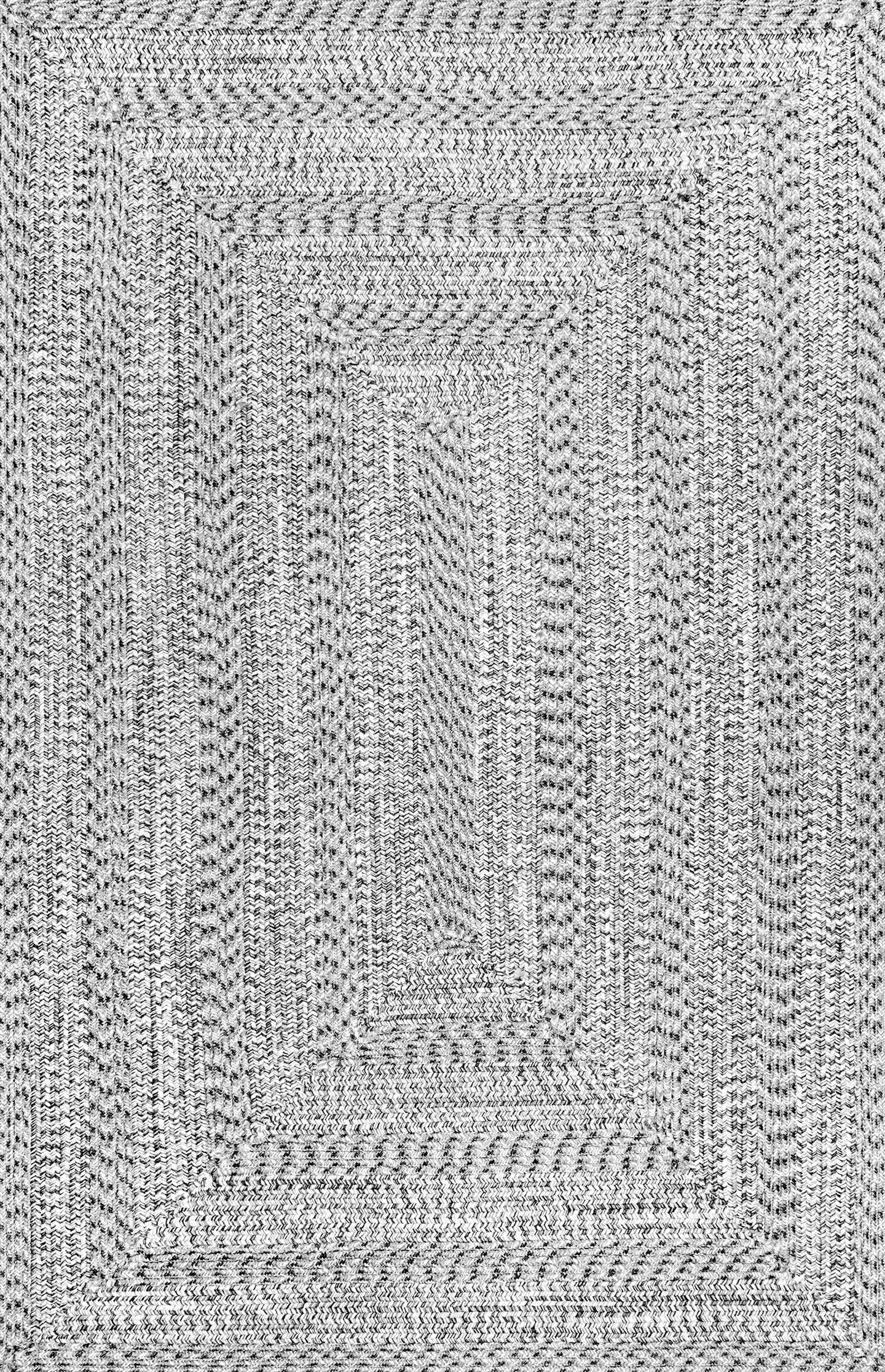 nuLOOM Rowan Braided Texture Indoor/Outdoor Area Rug, 7' 6" x 9' 6", Gray
