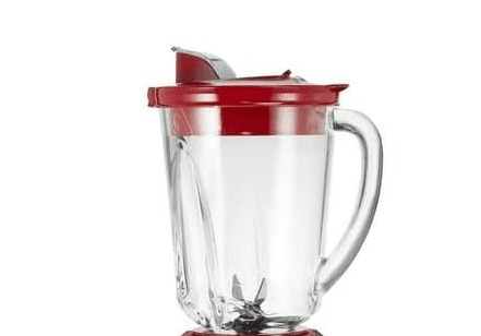 Quiet Blender, 48 oz. Glass Jar, 12 Blending Functions, Red, 53531F,ICE-CRUSHING POWER WITH STAINLESS STEEL ICE SABRE BLADES AND 800 WATTS