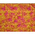 thumbnail image 4 of oneOone Polyester Lycra Orange Fabric Batik Quilting Supplies Print Sewing Fabric By The Yard 56 Inch Wide, 4 of 4