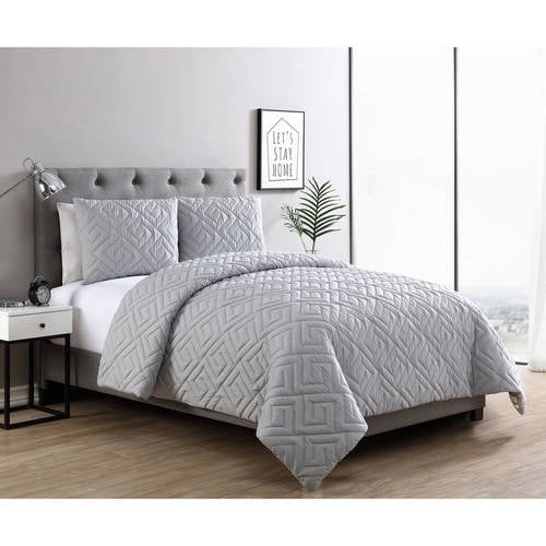 Mainstays Twin XL Greek Key Pinsonic Comforter Set, 2 ...