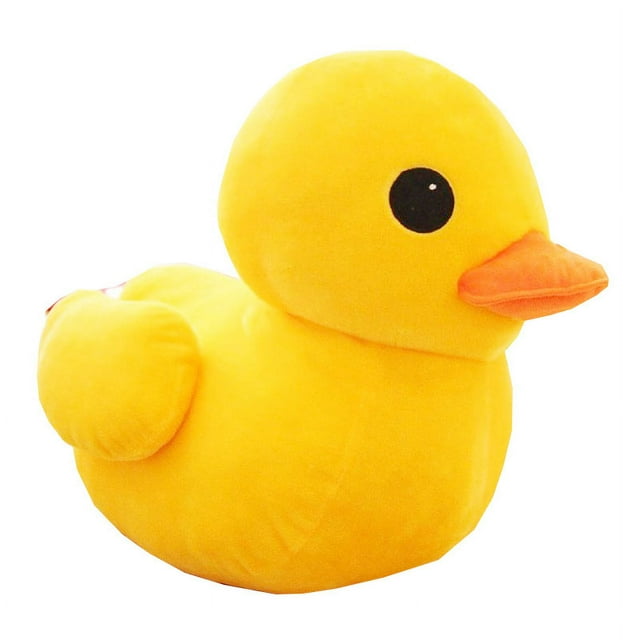 Almohada de felpa rellena de pato amarillo, muñecos de animales, juguete para regalo súper suave y abrazable para niños