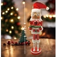thumbnail image 4 of Christmas Santa Nutcracker. Wizardi Classic Festive Decoration F07M6-6 Gnom, 4 of 4