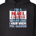 thumbnail image 3 of Inktastic Mail Carrier Postal Worker Adult Hoodie Sweatshirt, 3 of 4