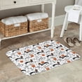 thumbnail image 7 of Yiaed Halloween Dachshund Print Flannel Doormat Mat Outdoor Indoor Door Mats, Non Slip Durable Entrance Rugs for Outside Entry, Porch, Resist Dirt, 16"x24", 7 of 7