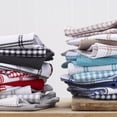 thumbnail image 7 of T-fal 8 Piece Flat Waffle Kitchen Dishcloth Set, 7 of 7
