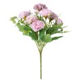 thumbnail image 1 of Ramo de clavel artificial simulación floral decoración de la oficina en casa decoración de tela flor falsa, púrpura Speravity HA8723-06B, 1 of 6