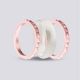 thumbnail image 5 of Alianzas de boda de silicona para mujer, 3 paquetes: alianzas de boda de caucho de silicona apilables para mujer con diseño innovador de colección con superposición de piedra natal, 3, 5 of 5