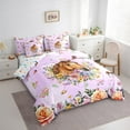 thumbnail image 3 of Erosebridal Rainbow Floral Bedding Full Size,Farm Horse Comforter Sets with Sheets,Western Cowgirl Bedding Sets Full Size,Microfiber Bedroom Decor Reversible,7pcs, 3 of 6