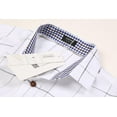 thumbnail image 4 of COOFANDY Mens Plaid Dress Shirt Long Sleeve Business Casual Regular Fit Button Down Shirts, 4 of 7