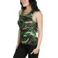 thumbnail image 3 of ToBeInStyle Juniors Camouflage Military Soldier 100% Cotton Casual Tank Top, 3 of 4