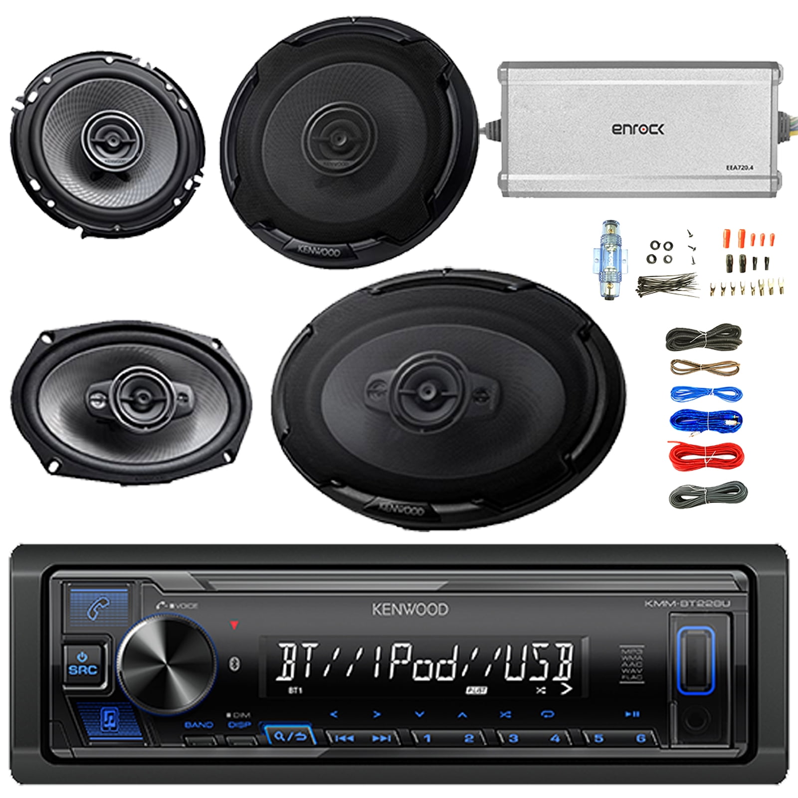 kenwood bluetooth front speakers only