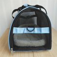 thumbnail image 4 of Bluelander Transportín Para Perros Y Gatos, Razas Pequeñas, Plegable Con Cremallera, Cómodo Y Resistente, I Mochila Transportín Para Perros, Gatos Y Cachorros, Base Amplia Acolchada, 4 of 5