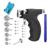 Reusable Ear Piercing Gun Kit, Professional Body Nose Lip Piercing Kits with 16 Pairs Stud Earrings