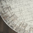 thumbnail image 4 of Nourison Elation Abstract Ivory Grey 5' x 8' Oval Area Rug, (5x8 Oval), 4 of 8