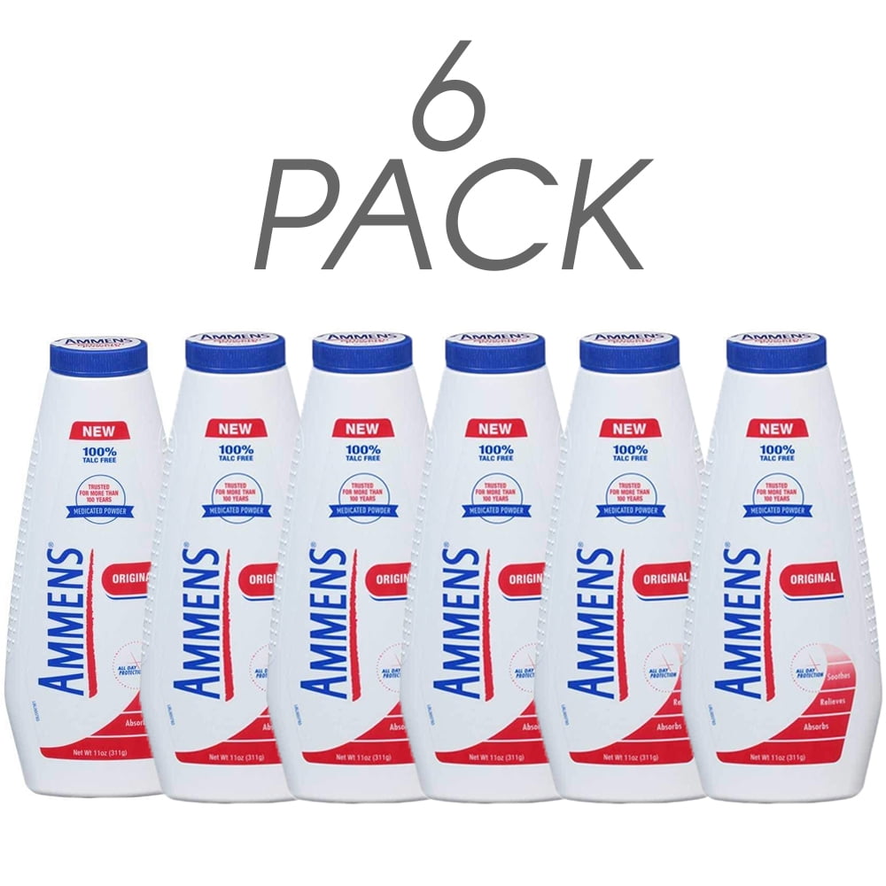 Ammens TalcFree Medicated Powder. Original, Fresh Sensation, Moisture