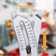 thumbnail image 3 of Precise Thread Size Checker Keychain Portable Caliper Gauge Metric/Imperial Hexagonal Nut Screw Thr, 3 of 5