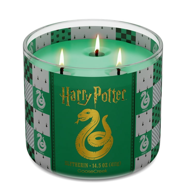 Goose Creek Harry Potter Slytherin 3-wick Black Lake Waters, Fog