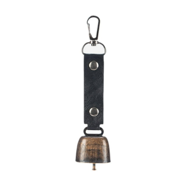 HUBO BEAR Bell Caca Bell Viento Chime Survival Bear Bell para la escalada de emergencia Negro