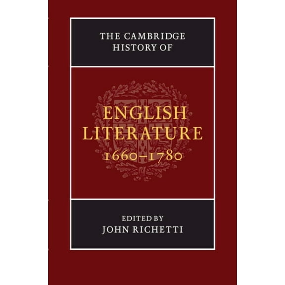 New Cambridge History of English Literat The Cambridge History of English Literature, 1660-1780, (Paperback)