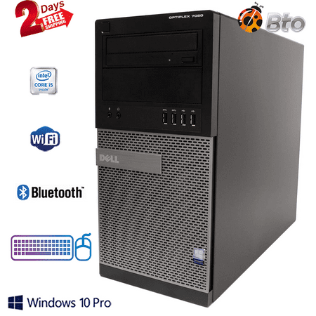 Restored Dell Optiplex 7020 Fast Desktop PC  Intel Core i54th  16GB Ram  480GB SSD  2TB HDD  16GB Flash Drive  Keyboard & Mouse  WiFi  Bluetooth  Windows 10 Pro (Refurbished)