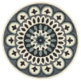 thumbnail image 1 of LR Resources DAZZL54053NAV40RD 4 ft. Dazzle Round Area Rug, Navy, 1 of 1