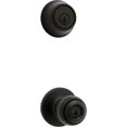 thumbnail image 1 of Cerrojo y pomo para puerta de entrada Kwikset Polo, negro mate, 1 of 1