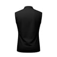 thumbnail image 5 of Dagugfen Tank Tops for Men Quarter Zip Sleeveless Collared Neck Pullover Shirts Dressy Casual Base Layer Workwear Tops, 5 of 8