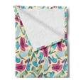 thumbnail image 2 of Fashion Soft Flannel Fleece Throw Blanket, Colorful Feminine Doodle with Various Woman Shoes Repeating Pattern, Cozy Plush for Indoor and Outdoor Use, 70" x 90", Multicolor, by Ambesonne, 2 of 5