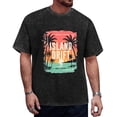 thumbnail image 2 of IslandGlowUnisex Graphic T-Shirt, Casual Short Sleeve Crewneck Tee, Soft Pullover Top for Everyday Wear, 2 of 8