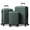 Dark Green, variant on PP Trolley Case, 20in 24in 28in 3PCS Suitcase Set, Black