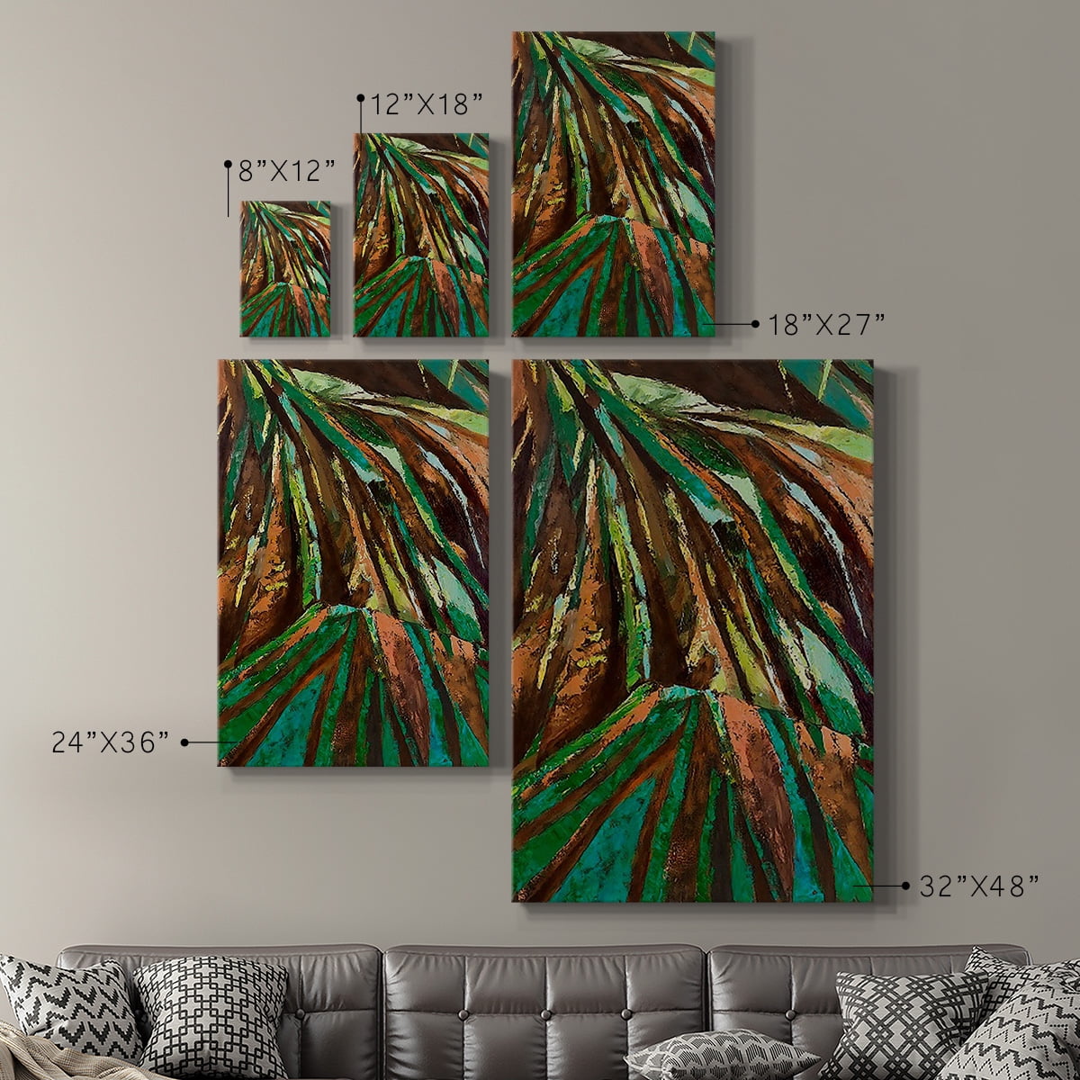 Las Palmas II Premium Gallery Wrapped Canvas - Ready to Hang